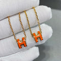 [LUXE JEWELRY]MINI POP H NECKLACE