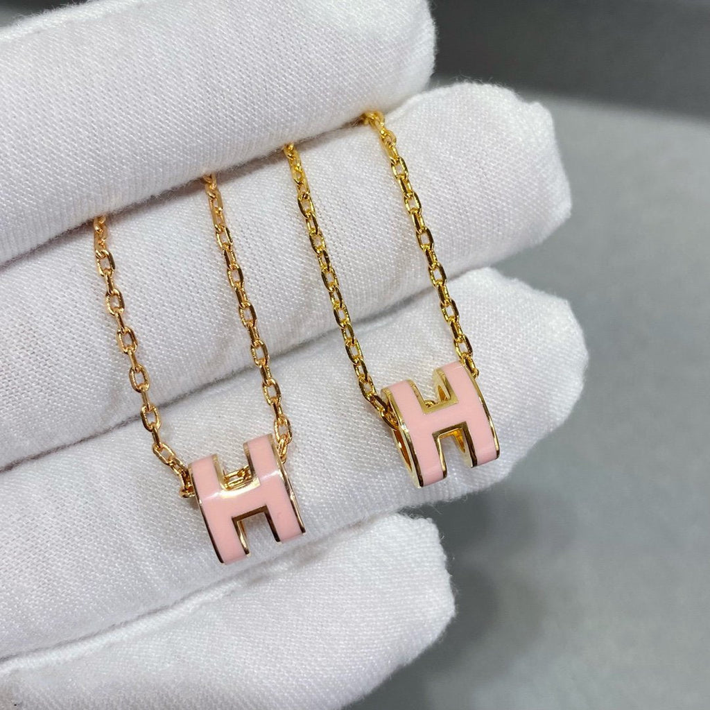 [LUXE JEWELRY]MINI POP H NECKLACE