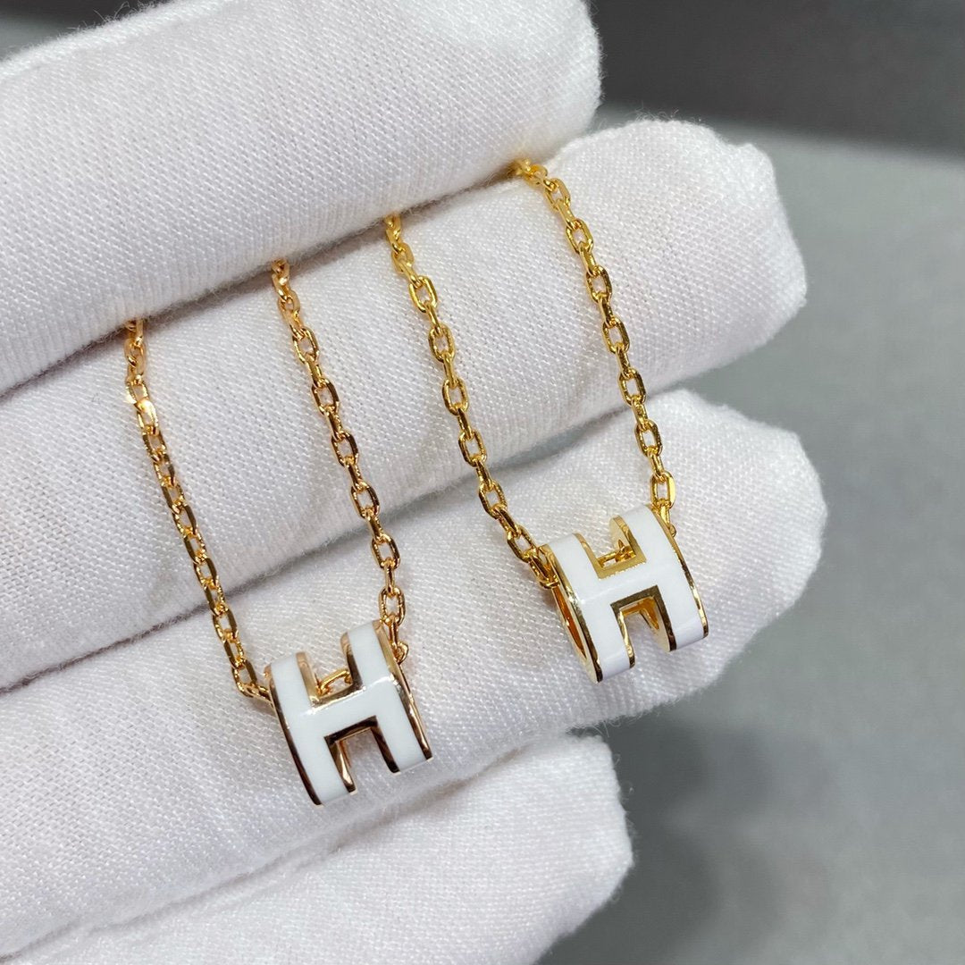 [LUXE JEWELRY]MINI POP H NECKLACE