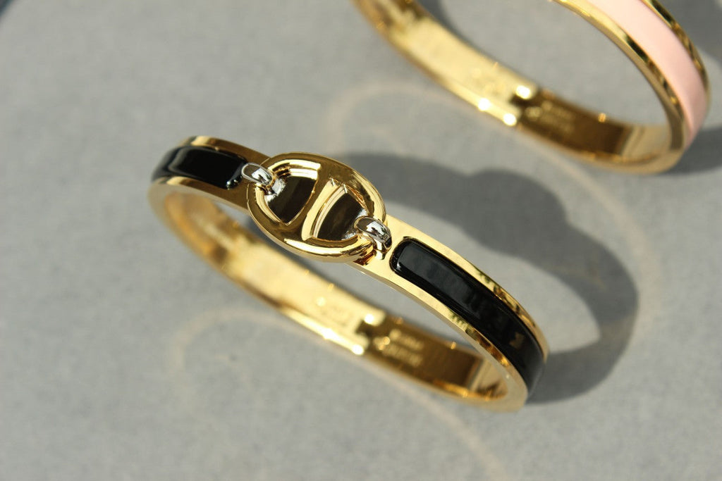 [LUXE JEWELRY]CLIC CHAINE GOLD BRACELET