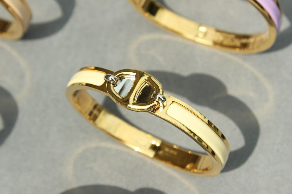[LUXE JEWELRY]CLIC CHAINE GOLD BRACELET