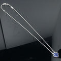 [LUXE JEWELRY]CLOVER PIETERSITE SILVER LONG NECKLACE