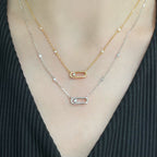 [Luxe Jewellery] MOVE UNO DIAMOND NECKLACE