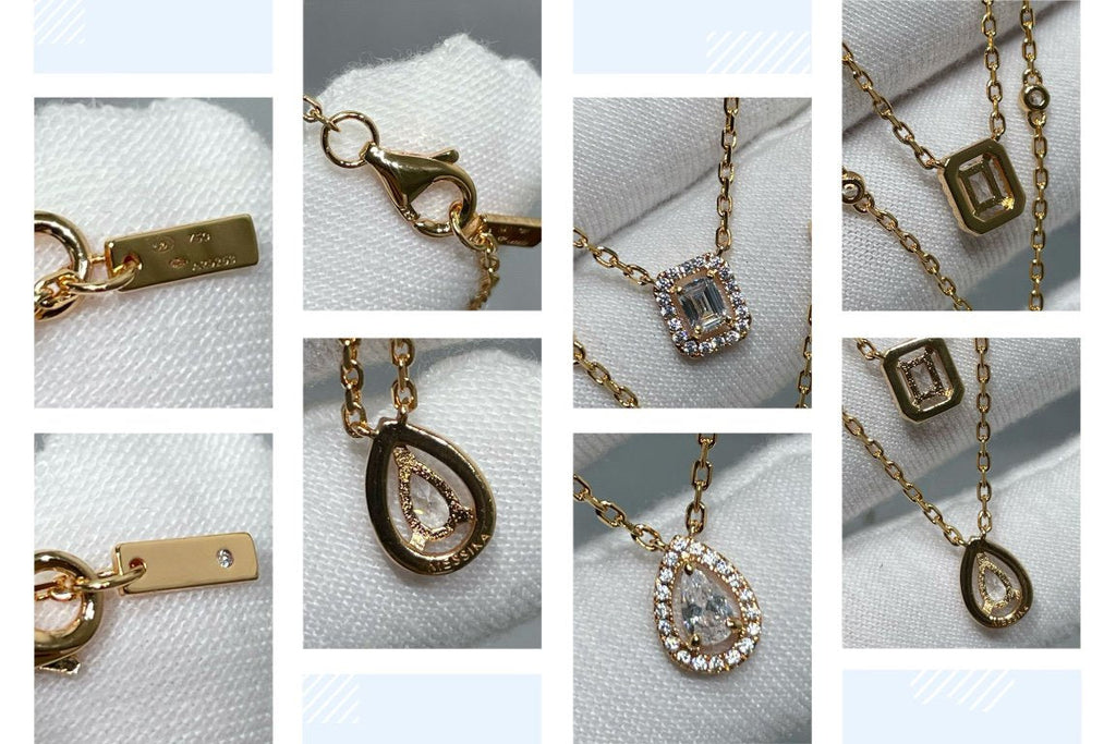 [Luxe Jewellery] MY TWIN 2 ROW DIAMOND NECKLACE