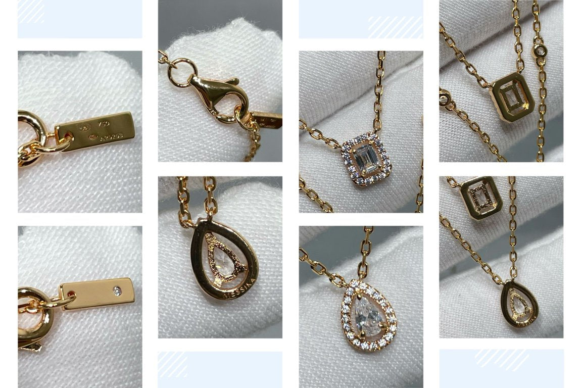 [Luxe Jewellery] MY TWIN 2 ROW DIAMOND NECKLACE
