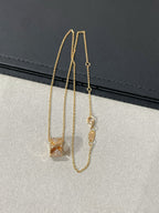 [LUXE JEWELRY]LIENS EVIDENCE DIAMOND PAVED NECKLACE