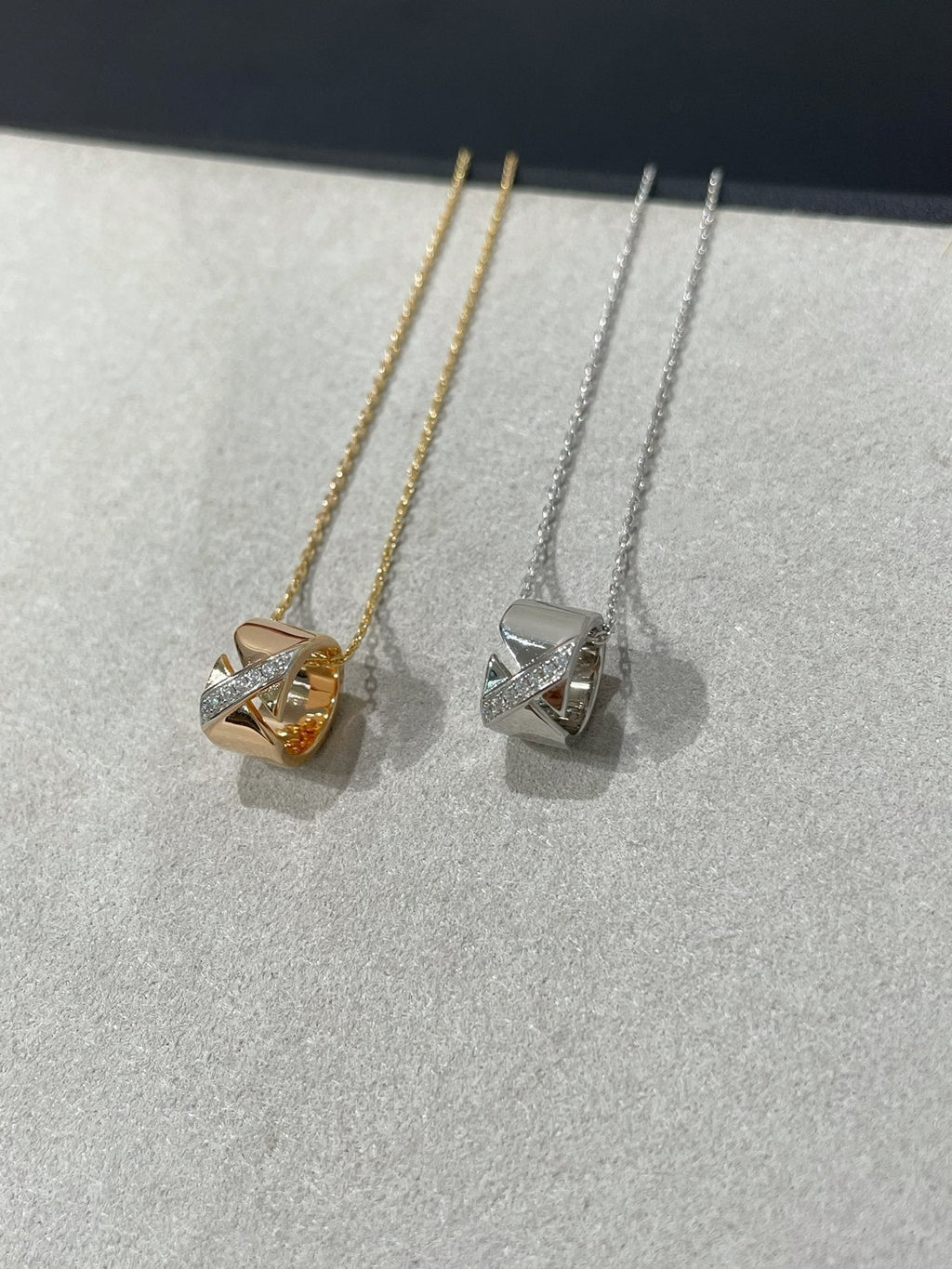 [LUXE JEWELRY]LIENS EVIDENCE DIAMOND NECKLACE