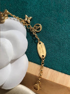 [LUXE JEWELRY]BLOOMING PINK GOLD MOP BRACELET