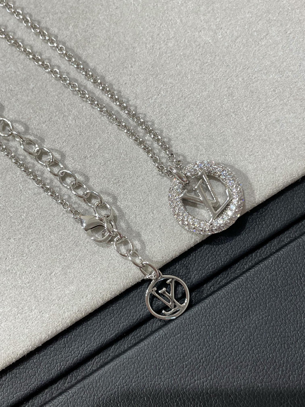 [LUXE JEWELRY]BY NIGHT DIAMOND PAVED NECKLACE