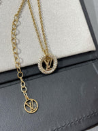 [LUXE JEWELRY]BY NIGHT DIAMOND PAVED NECKLACE