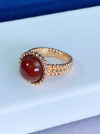 [LUXE JEWELRY]PERLEE COULEURS ROSE GOLD RING