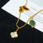 [LUXE JEWELRY]LUCKY SPRING 5 MOTIF GOLD BRACELET