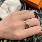 [LUXE JEWELRY]OLYMPE PINK GOLD RING