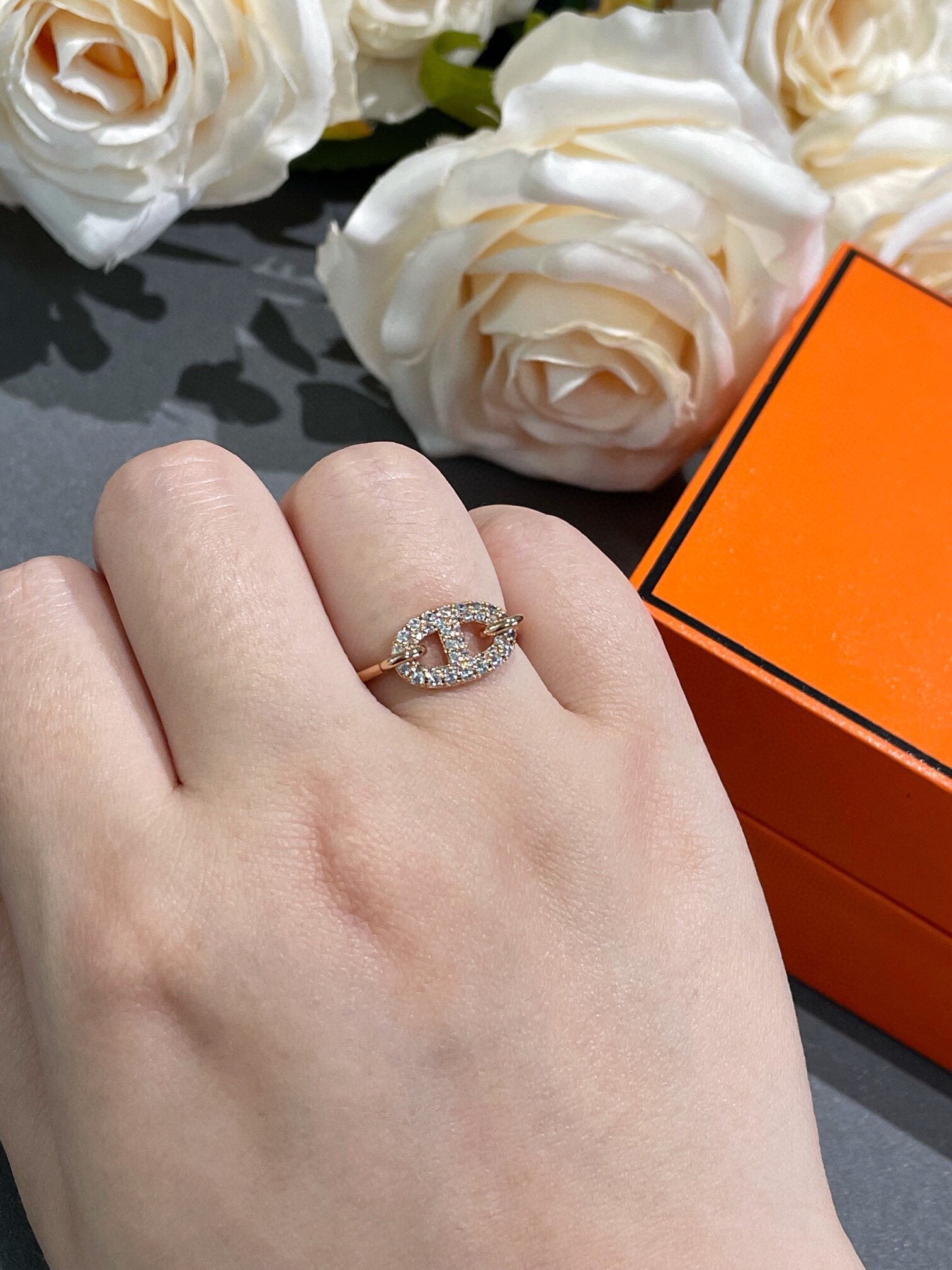 [LUXE JEWELRY]RONDE SMALL DIAMOND RING