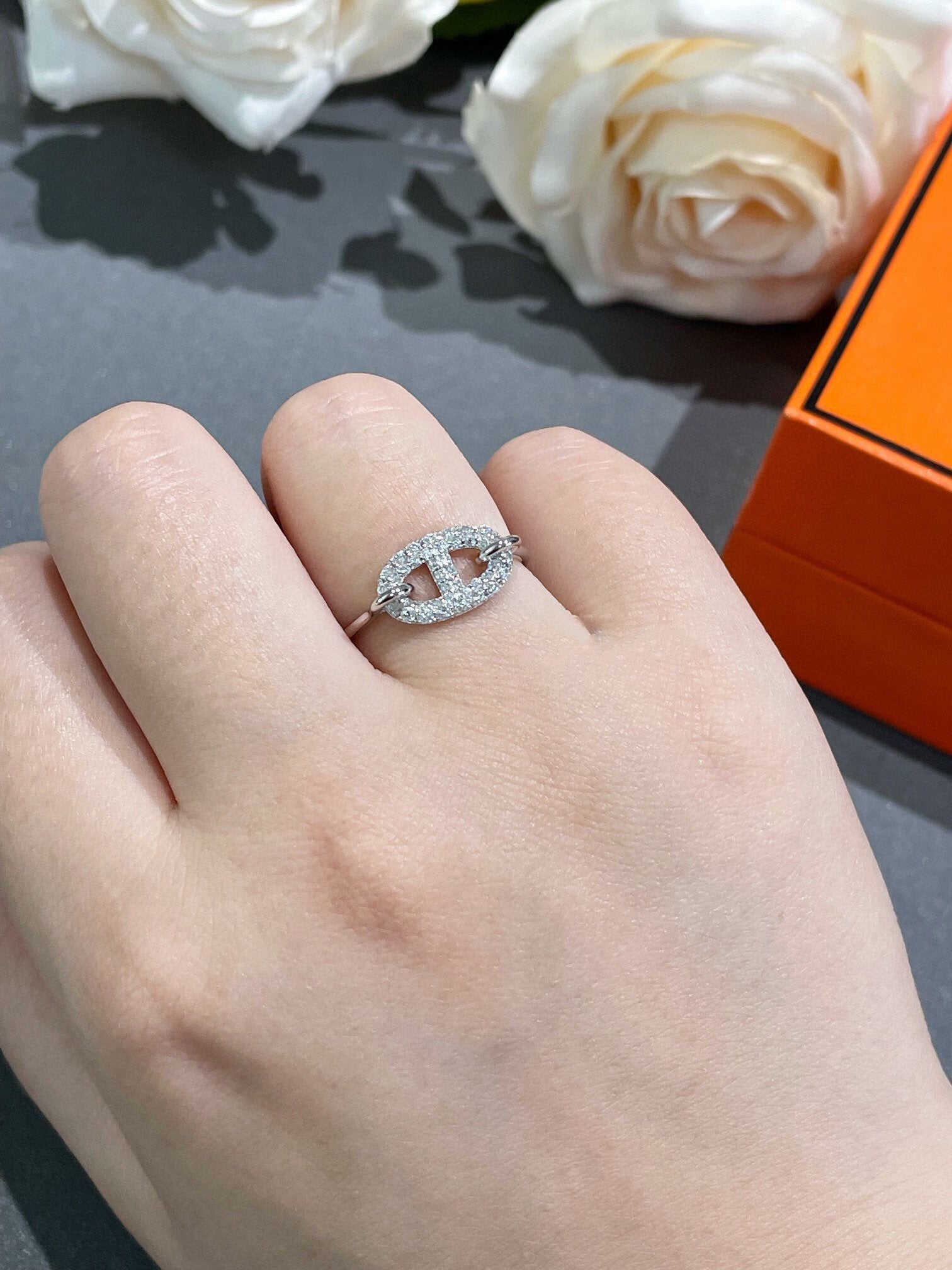 [LUXE JEWELRY]RONDE SMALL DIAMOND RING