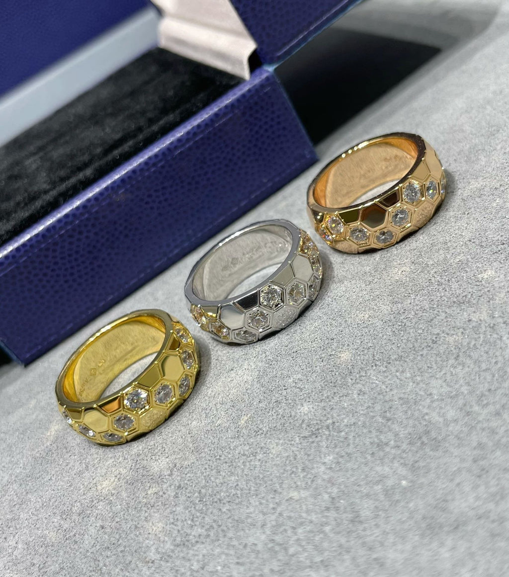[LUXE JEWELRY]BEE LOVE DIAMOND LARGE RING