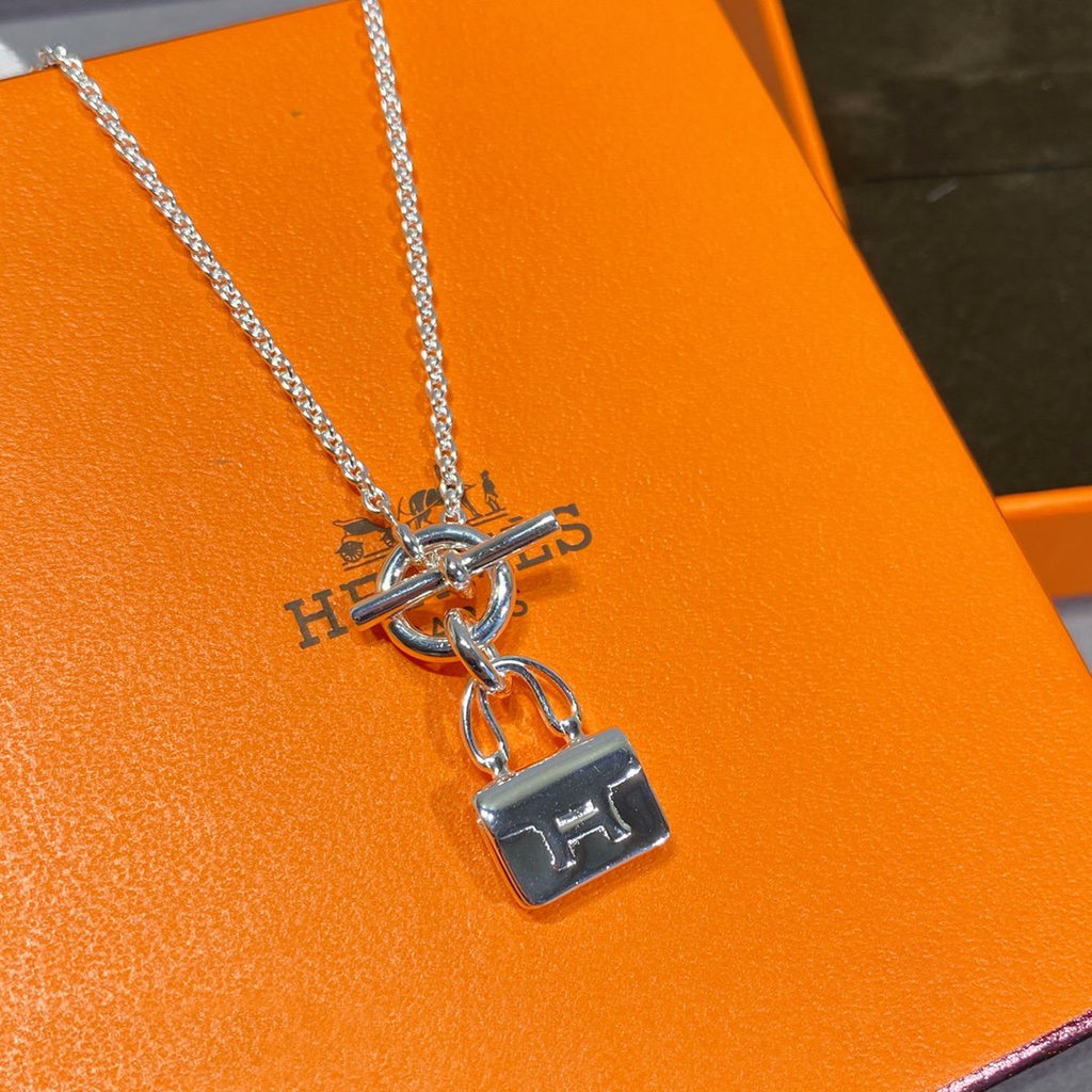 [LUXE JEWELRY]CONSTANCE PEDANT SILVER NECKLACE