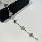 [LUXE JEWELRY] CLOVER 5 MOTIF LASER BRACELET COLLECTION