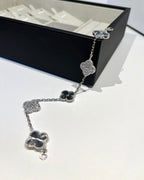 [LUXE JEWELRY] CLOVER 5 MOTIF LASER BRACELET COLLECTION