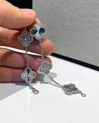 [LUXE JEWELRY] CLOVER 5 MOTIF LASER BRACELET COLLECTION