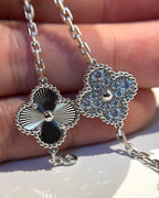 [LUXE JEWELRY] CLOVER 5 MOTIF LASER BRACELET COLLECTION