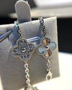 [LUXE JEWELRY] CLOVER 5 MOTIF LASER BRACELET COLLECTION
