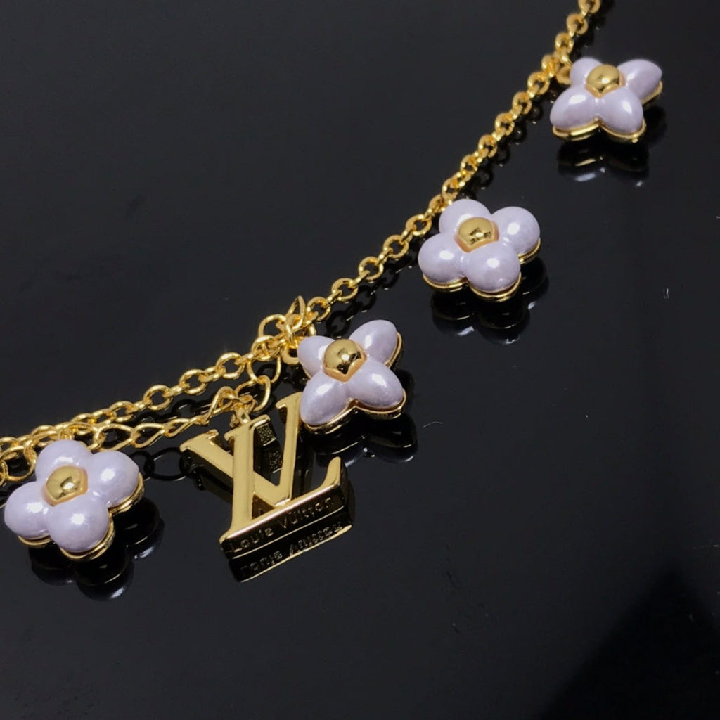 [LUXE JEWELRY]LOGO 6 MOTIF STAR AND SUN GOLD BRACELET