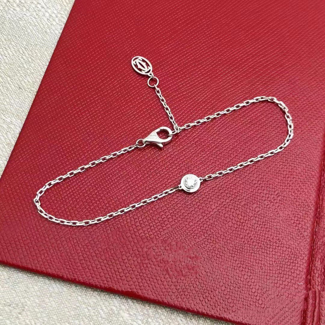 [Luxe]DAMOUR DIAMOND LINK BRACELET
