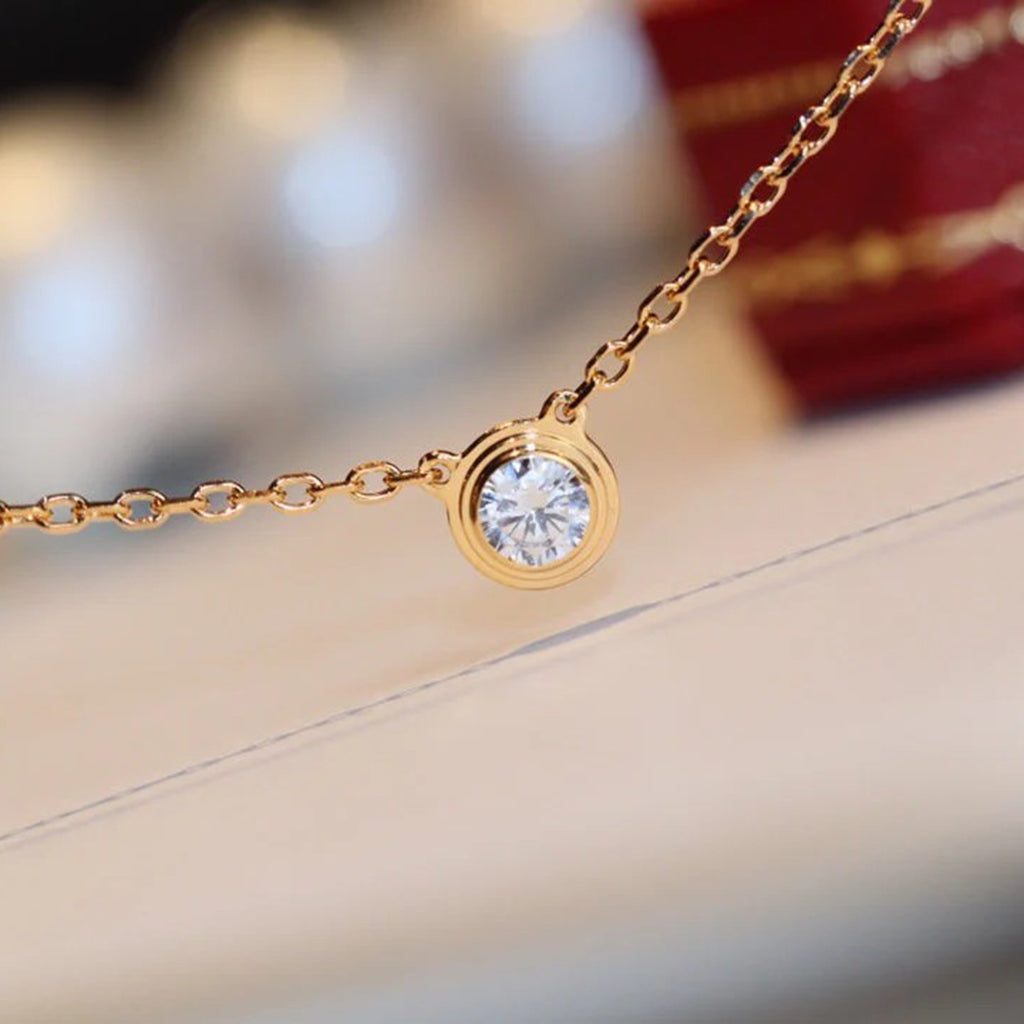 [LUXE JEWELRY] DAMOUR DIAMOND NECKLACE