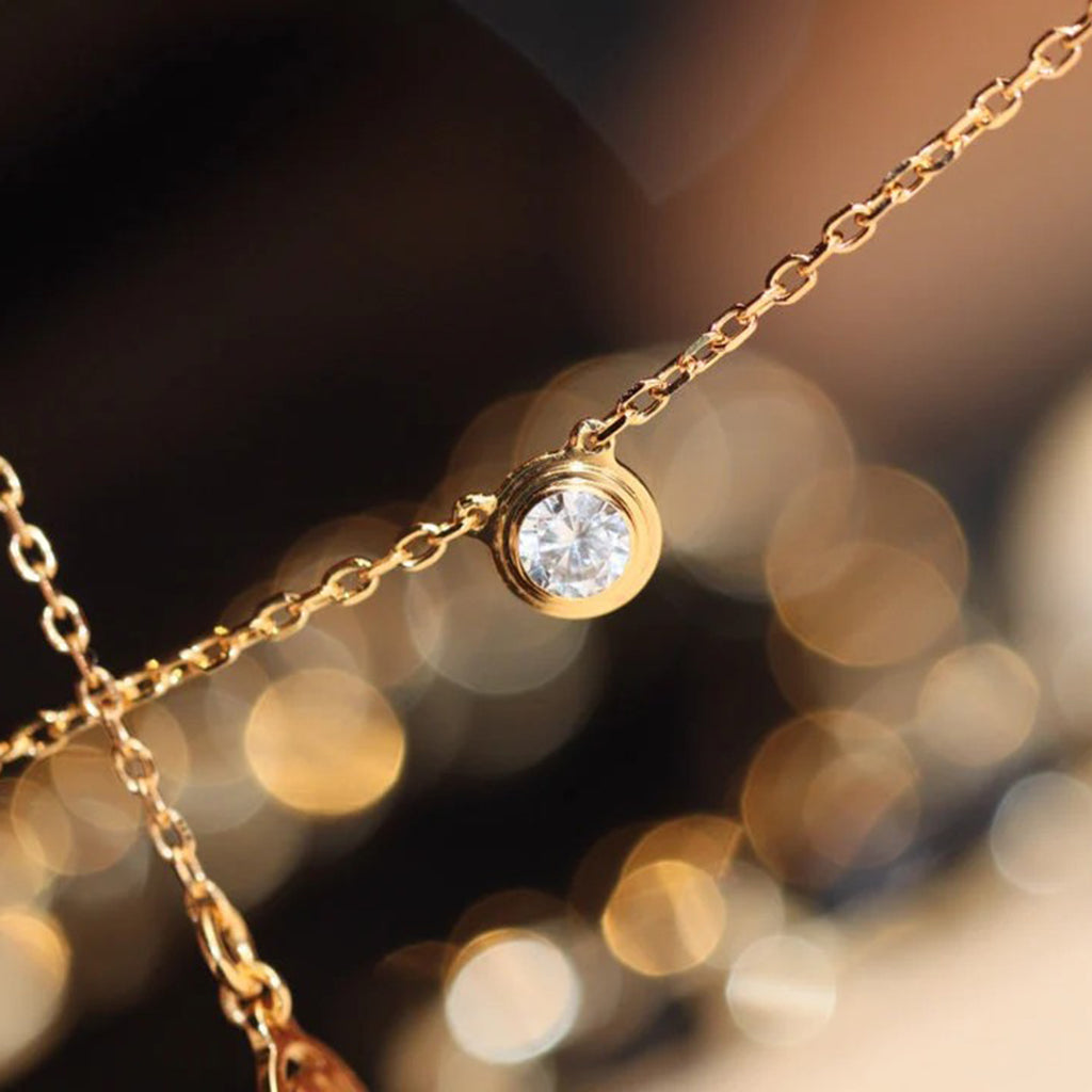 [LUXE JEWELRY] DAMOUR DIAMOND NECKLACE