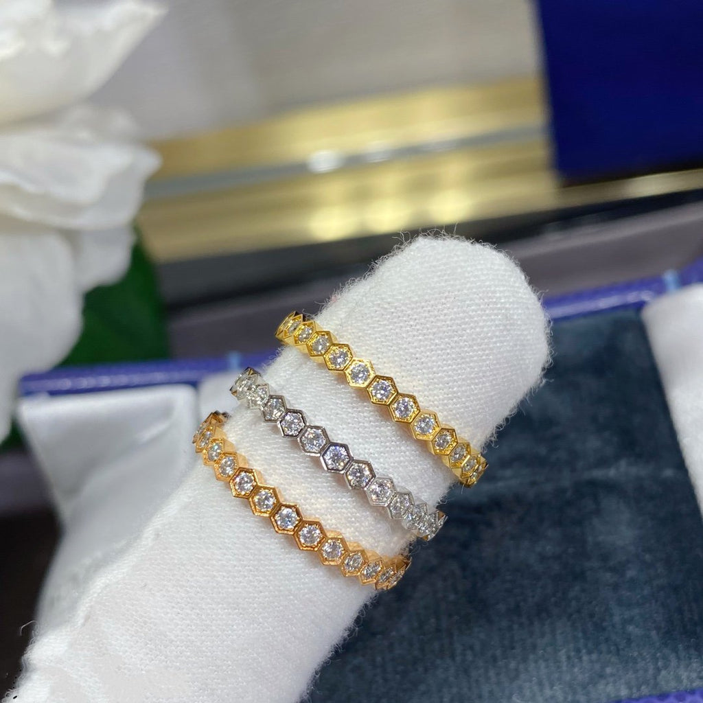 [LUXE JEWELRY]BEE LOVE DIAMOND PAVED SMALL RING