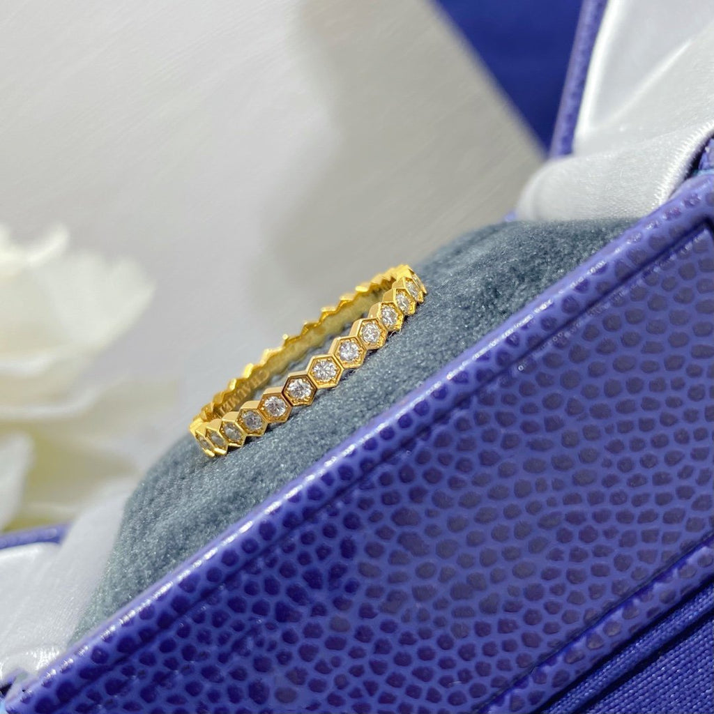 [LUXE JEWELRY]BEE LOVE DIAMOND PAVED SMALL RING