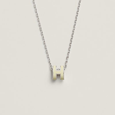 [LUXE JEWELRY]HM CLIC YELLOW ENAMEL GOLD NECKLACE