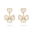 [Luxe]CLOVER SWEET WHITE MOP EARRINGS