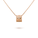 [LUXE JEWELRY]PERLEE PEDANT NECKLACE GOLD / ROSE GOLD