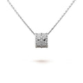 [LUXE JEWELRY]PERLEE PEDANT SIVLER DIAMOND NECKLACE