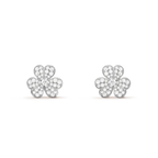 [LUXE JEWELRY]CLOVER COMOS DIAMOND EARRINGS SILVER