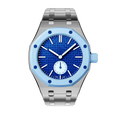Oak Pop Exclusive Silver Steel Strap