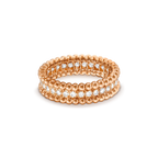 [LUXE JEWELRY]PERLEE DIAMOND ROSE GOLD RING