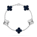 [LUXE JEWELRY]CLOVER 5 MOTIF PIETERSITE BRACELET COLLECTION