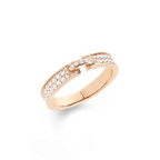 [LUXE JEWELRY]ALLIANCE LIENS VIDENCE PAVED DIAMOND 4MM RING