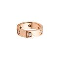 [LUXE JEWELRY] LOVE 5.5MM 6 DIAMOND RING
