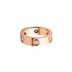 [LUXE JEWELRY] LOVE 5.5MM 6 DIAMOND RING