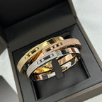 [Luxe Jewellery] Move Noa Rose Gold Pavé Diamond Bangle Bracelet