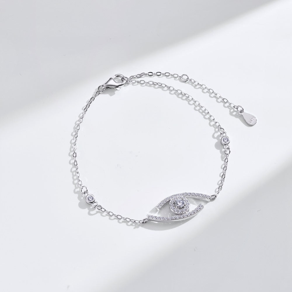 [LUXE JEWELRY]Lucky Eye Pave-Set Diamond Bracelet