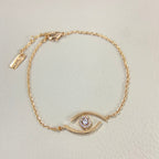 [LUXE JEWELRY]Lucky Eye Pave-Set Diamond Bracelet