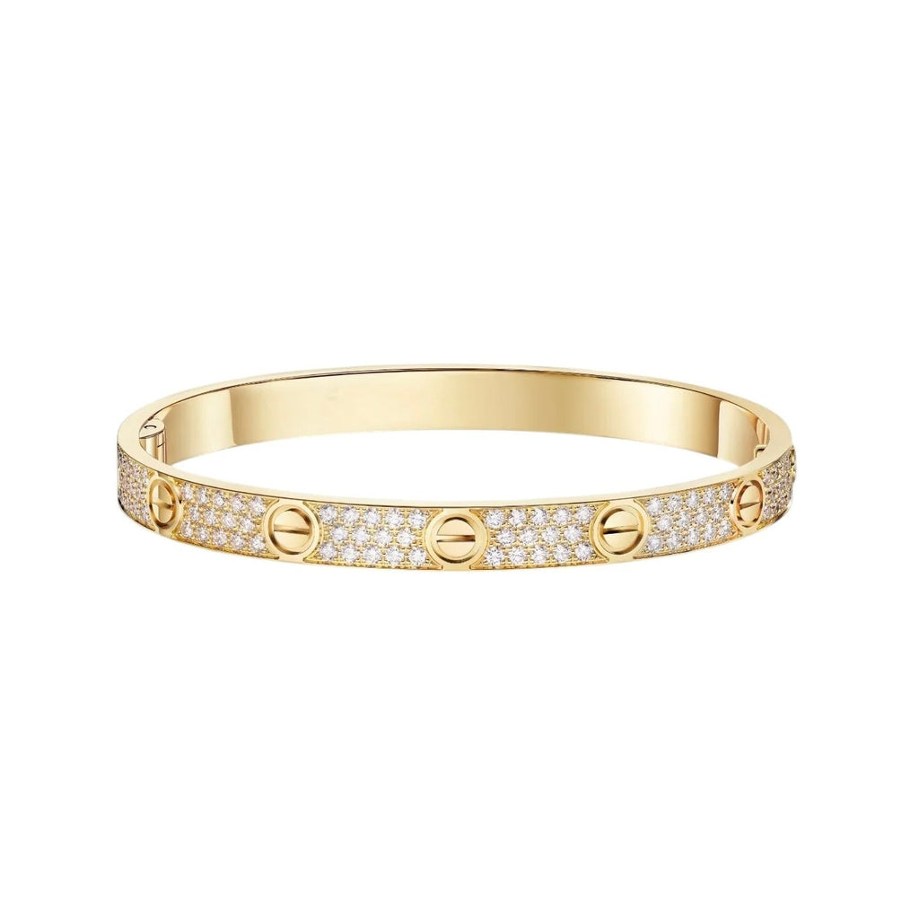 [LUXE JEWELRY] LOVE BRACELET 6.1MM DIAMOND-PAVED