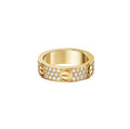 [LUXE JEWELRY] LOVE RING 5.5MM DIAMONDS PAVED