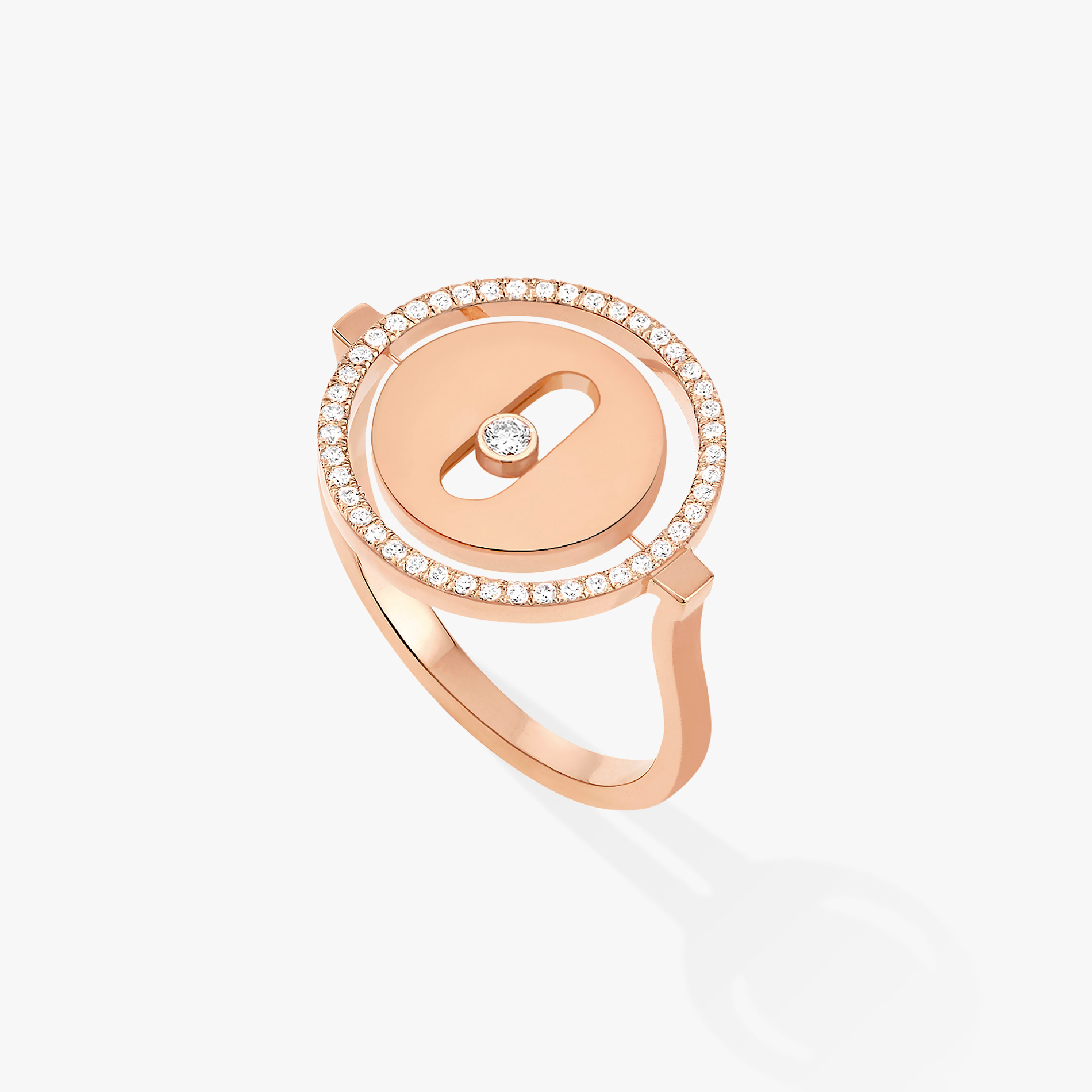 [Luxe Jewellery] LUCKY MOVE PINK GOLD DIAMOND RING