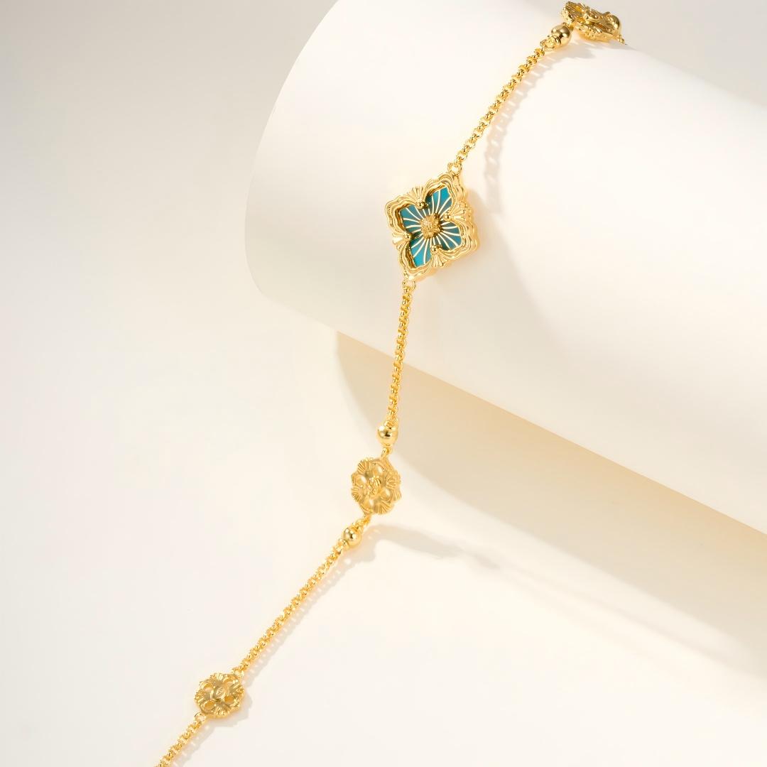 [LUXE JEWELRY] OPERA TULLE ENAMEL BRACELET